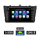 TOYOTA AVENSIS (2009 - 2016) Android οθόνη αυτοκίνητου 2GB με GPS WI-FI (ηχοσύστημα αφής 8" ιντσών Youtube Playstore MP3 USB Radio Bluetooth Mirrorlink εργοστασιακή, Navi, 4x60W, μαύρο)