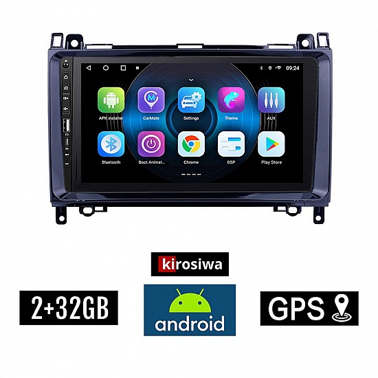 VOLKSWAGEN CRAFTER (2006 - 2017) VW Android οθόνη αυτοκίνητου 2GB με GPS WI-FI (ηχοσύστημα αφής 9" ιντσών OEM Youtube Playstore MP3 USB Radio Bluetooth Mirrorlink εργοστασιακή 4x60W, Navi) WR7078418