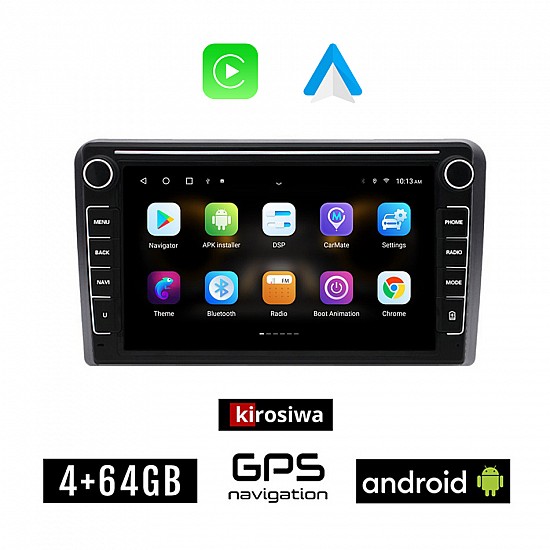 CITROEN BERLINGO (2008 - 2019) Android οθόνη αυτοκίνητου 4GB με GPS WI-FI (ηχοσύστημα αφής 8" ιντσών Youtube Playstore MP3 USB Radio Bluetooth Mirrorlink εργοστασιακή, 4x60W, Navi)