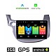 HONDA JAZZ (2008 - 2012) Android οθόνη αυτοκίνητου 2GB με GPS WI-FI (ηχοσύστημα αφής 10" ιντσών OEM Android Auto Apple Carplay Youtube Playstore MP3 USB Radio Bluetooth Mirrorlink εργοστασιακή, 4x60W, AUX)