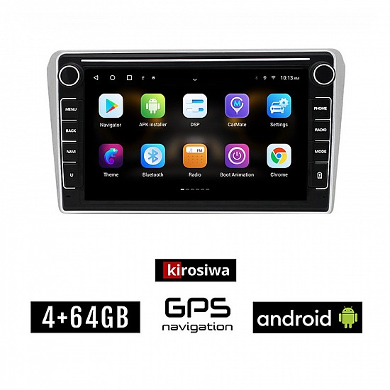 TOYOTA AVENSIS (2003 - 2008) Android οθόνη αυτοκίνητου 4GB με GPS WI-FI (ηχοσύστημα αφής 8" ιντσών OEM Youtube Playstore MP3 USB Radio Bluetooth Mirrorlink εργοστασιακή, Navi, 4x60W)