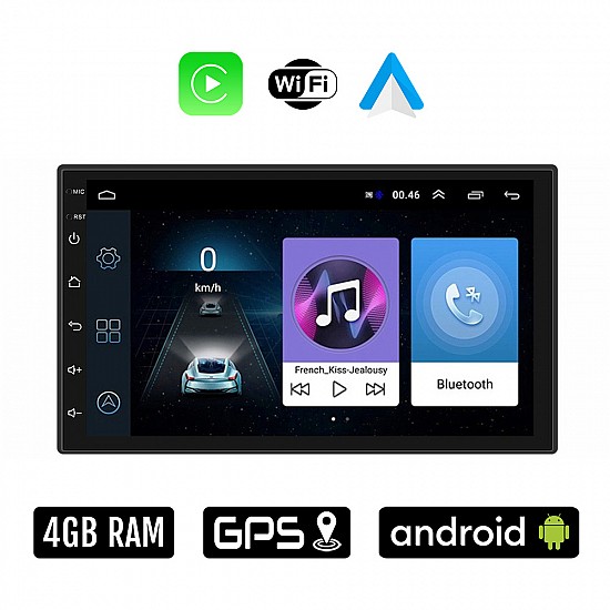 NISSAN TIIDA (2008 -2012) Android οθόνη αυτοκίνητου 4GB με Ελληνικό GPS WI-FI Apple Carplay Android Auto (ηχοσύστημα αφής 7" ιντσών OEM Youtube Playstore MP3 USB Radio Bluetooth Mirrorlink 4x60W εργοστασιακού τύπου)