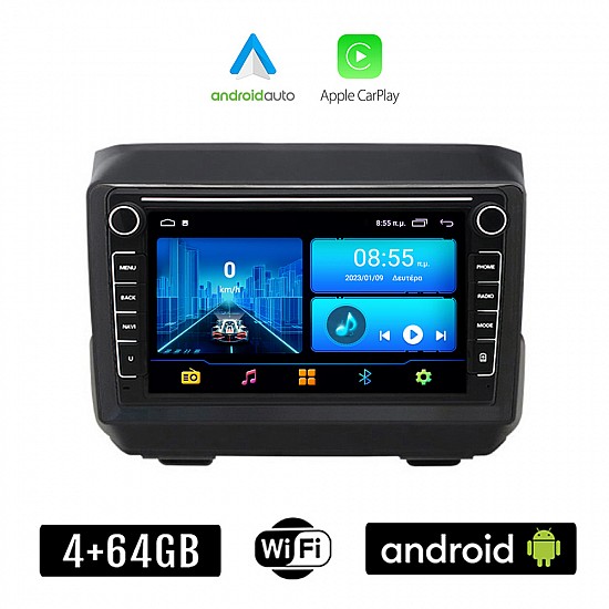 CHRYSLER (μετά το 2007) Android οθόνη αυτοκίνητου 4+64GB με GPS WI-FI (ηχοσύστημα αφής 8" ιντσών 4GB CarPlay Android Auto Car Play Youtube Playstore MP3 USB Radio Bluetooth Mirrorlink εργοστασιακή, 4x60W, Navi)