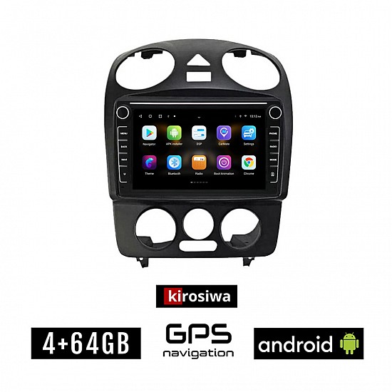 VW VOLKSWAGEN BEETLE (2004 - 2011) Android οθόνη αυτοκίνητου 4GB με GPS WI-FI (ηχοσύστημα αφής 8" ιντσών OEM Youtube Playstore MP3 USB Radio Bluetooth Mirrorlink εργοστασιακή, 4x60W, Navi)